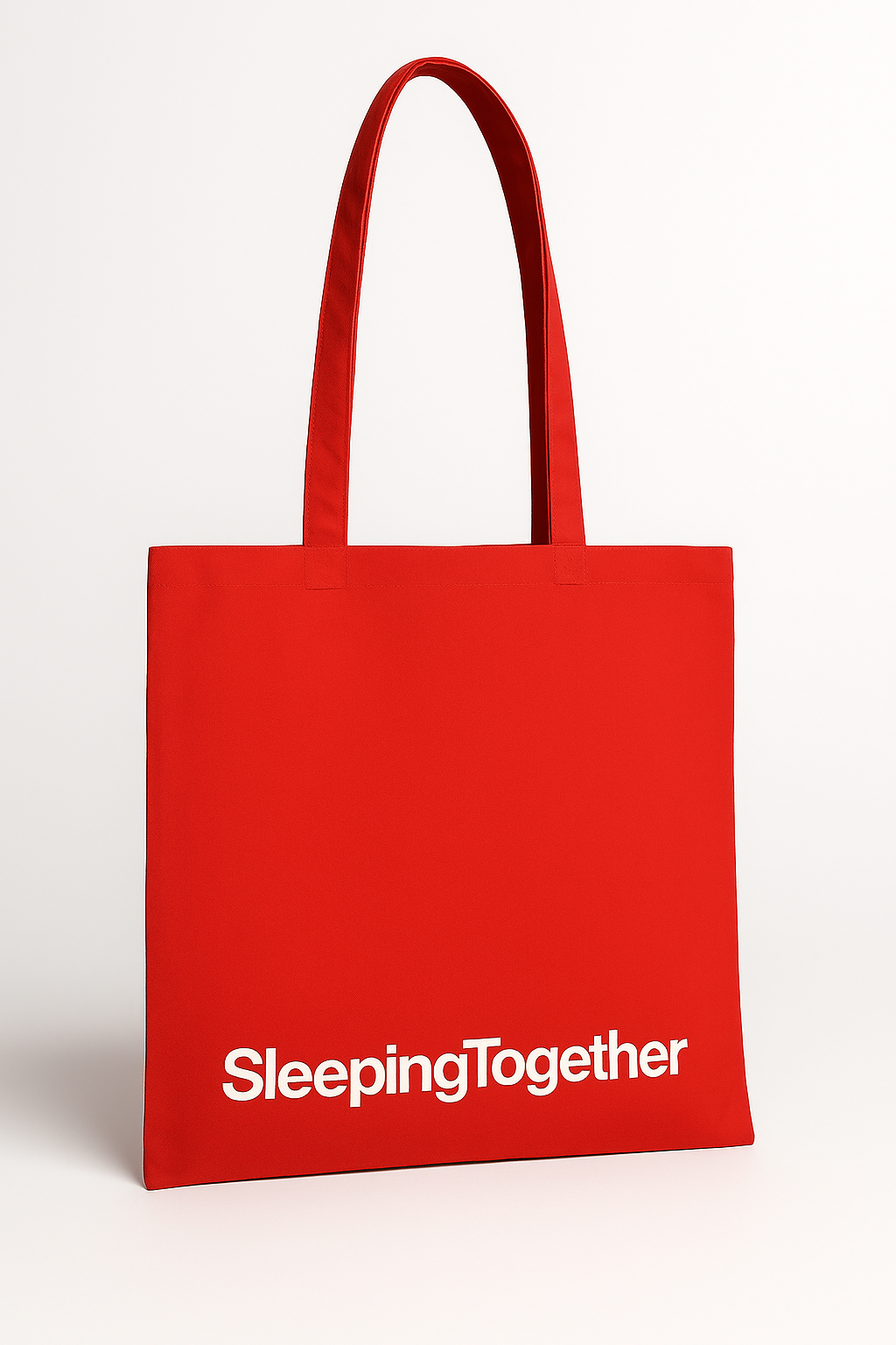 Sleeping Together Red Tote